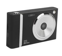 Digital Camera, 48MP Compact Small Point Shoot Camera with 16X Zoom, Support Fill Light, Auto Focus, Anti Shake, Face Detection, Smile Catch (Black)