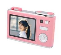 Digital Camera, 48MP FHD 1080P Auto Focus Point and Shoot Camera with 8X Digital Zoom, Small Compact Vlogging Camera with Front and Rear Camera for Kids Teens Students (Pink)
