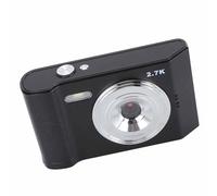 Digital Camera, 48MP HD 2.7K 8x Zoom Auto Light Sensitivity Compact 2.8 Inch IPS Display Auto Focus Anti Shake Camera Portable Camera for Traveling, Recording, Selfies (Black)