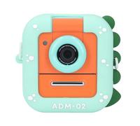 Digital Camera - 48MP Thermal Printing Camera, Kids Print Digital Camera,180 Degree Rotatable Lens Kid Camera, 2.4 Inch Screen Small Camera for Kids (Orange)