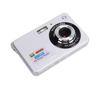 Digital Camera, 48MP Vlogging Camera, 8X Digital Zoom, Built in Flash and Microphone, 550mAh Rechargeable Battery, for Boys Girls Kid Student Teen (Silver)