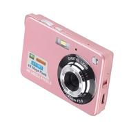 Digital Camera, 4K 48MP 2.7in LCD Display Camera 4K Digital Camera with 8x Zoom for Photography Continuous Shooting (Pink)