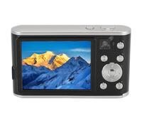 Digital Camera, 4K 48MP Autofocus Retro Student Camera, Compact Small Point Shoot Camera, 16x Digital Zoom, Selfie Camera for Kids Teens Beginners (Black)