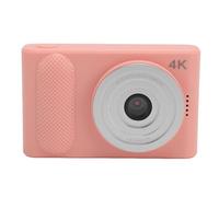 Digital Camera, 4K 48MP HD 16X Digital Zoom Autofocus 2.4 Inch Screen Portable Micro SLR Camera for Travel Photography Vlogging, Small Camera for Boys Girls Kids (Pink)