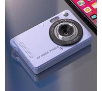 Digital Camera, 4K 50MP Portable Vlogging 16X Zoom 2.8 Inch LCD for ccd Student Vintage Card AF Beauty(Purple)