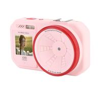 Digital Camera, 4K 64MP Dual Screens Camera,18x Digital Zoom Autofocus Selfie with 2.8 Inch and 1.54 Inch Screen, 1000mAh Battery, Portable Compact for School Travel (White) (#2)