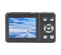 Digital Camera, 4K 64MP Retro Travel Camera for Photography with 18x Zoom, 2.4 Inch Screen for Boys Girls Kids, Black