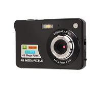 Digital Camera,4K Digital Camera,48 Megapixel,Vlogging Camera with 8X Digital Zoom, LCD Screen,Built in Fill Light,Compact Portable Mini Cameras for Students, Teens, Kids (Black)