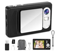 Digital Camera 4K, GuKKK 48MP FHD 1080p Camera Digital Camera with 2.8 Inch Touch Screen, 18X Digital Zoom Compact Camera with 32GB TF Card, for Children, Teenagers, Students, Seniors, Beginners,
