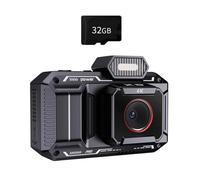 Digital Camera, 4K HD AutoFocus Camera With 64G SD Card Digital Cameras Compact Beginners For Children Teenagers Camera Vlog