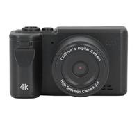 Digital Camera, 4K HD Digital Cameras for Photography, Autofocus Point and Shoot Vlogging Camera with 8X Zoom, Fill Light, Tripod Compact Small Camera for Kids Teens (Black)