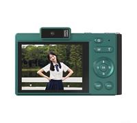 Digital Camera 4K Video 48MP Photography, 2.8 Inch HD Screen Student Camera For Beginners With Autofocus, 16X Zoom Compact Retro Camera For Kids Teens(Green 32G)