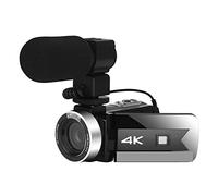 Digital Camera 4K Vlog Camcorder, 56MP Video Camera for Live Streaming, Night Vision, 16X Zoom, Includes 64G SD Card and Microphone