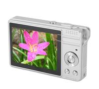 Digital Camera, 50MP Digital Point and Shoot Camera, FHD 1080P 16X Digital Zoom Autofocus Vlogging Camera with 2.8 Inch TFT Screen and LED Flash for Travel Photography (Silver)