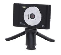 Digital Camera, 50MP HD Vlogging Camera CCD Digital Camera with Dual Lens, 2.4 TFT Screen, Anti Shaking Point and Shoot Camera Video Camera for Teens Students (Black)