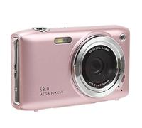 Digital Camera, 58MP 4K HD 16X Zoom Fixed Macro Timed Photography Digital Video Camera, 2.88 Inch Screen, for Various Scenes (Pink)