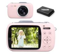 Digital Camera, 5K 80MP UHD 2.8 Inch IPS Display Vlog Camera, Compact Video Camera with 18X Digital Zoom, Portable YouTube Point Shoot Camera for Photography Recording (Pink)