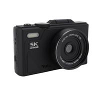 Digital Camera 5K UHD 75MP, Autofocus Travel Camera 18X Digital Zoom with WIFI, 3 Inches Filp Screen, 1150mAh Rechargeable for Travel, Camping, Hiking, Sport (32G)