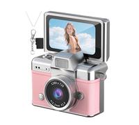 Digital Camera, 64GB Portable Retro Camera, LCD Screen Photography Device for Travel Hiking Camping, Lightweight ABS Material with High Resolution, Digital Accessory with Easy Controls