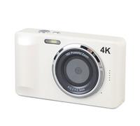 Digital Camera, 64MP 1080P Camera with 2.8in HD Screen, 18X Zoom Anti Shake, Lanyard, Compact Portable Small Point and Shoot Camera for Kid Student Children Teen Girl Boy (White)