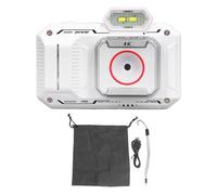 Digital Camera 65MP HD 18X Digital Zoom White, 2.88 Inch LCD Screen - 4K Video Recording, Anti Shake, Ideal for Vlogging and Beginners (White)