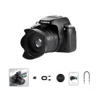 Digital Camera, 68MP with Flip Screen 28X Zoom 4K Video Viewfinder High-Definition DSLR Camera Photography Accessories for Vlogging (Camera lens hood)