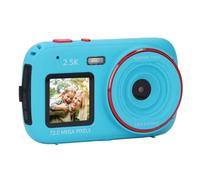 Digital Camera, 72MP 2.5K Dual Screen Camera, Digital Point and Shoot Camera with 16X Zoom Anti Shake, Automatic Light, Compact Small Camera for Boys Girls Kids (Blue)