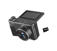 Digital Camera 8K 88MP Auto Focusing Video Camera With 180 Degree Flipping Screen LED Fill Light 18X Digital