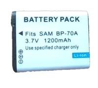 Digital Camera and Camcorder Battery for Samsung BP-70A, BP70A, AQ100