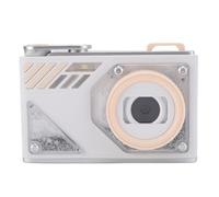 Digital Camera, Auto Focus 1080P Compact Camera with Dual Lenses 48MP 8X Digital Zoom, YouTube Portable Point and Shoot Cameras for Teens Beginner Adult (White)