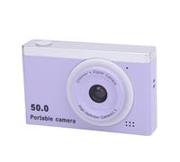 Digital Camera Auto Focus Compact Small Camera with Front Rear Dual Cameras 8x Digital Zoom 2.4 Inch TFT Screen for Photography (Pink)
