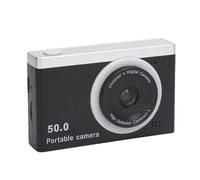 Digital Camera Auto Focus Compact Small Camera with Front Rear Dual Cameras 8x Digital Zoom 2.4 Inch TFT Screen for Photography (Black)