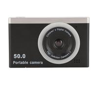 Digital Camera, Auto White Balance Portable Compact Camera Type C Charging 1080P 40MP for Travel (Black)