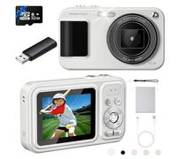 Digital Camera, Autofocus 48MP Point and Shoot Digital Camera, FHD 1080P Vlogging Camera with 32GB Card, 16X Zoom Anti-Shake Kids Camera, Compact Small Camera for Boys Girls Teen