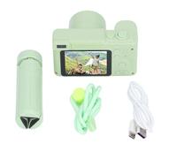 Digital Camera Autofocus Vlogging Camera 2.4in IPS Screen 8X Zoom High Definition Front Rear Dual Lens Compact Travel Camera for Photography Hiking Outdoor Adventures (Green)