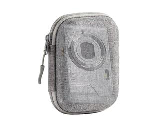 Digital Camera Bag - 12x9cm Oxford Fabric Bag, Shockproof Waterproof Protection, Compact EVA Case | DSLR Action Cam- with Travel Storage, Accessory Holder, Grey, verwijzen naar de beschrijving, Unisex
