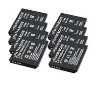 Digital Camera Battery,1000mAh, Compatible With DMW-BCH7E, Compatible With Lumix DMC-FP1 FP2, DMC-FP3, DMC-FT10, DMC-FP1A, DMC-FP1D, DMC-FP1G(8 PCS)