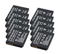 Digital Camera Battery,1000mAh, Compatible With DMW-BCH7E, Compatible With Lumix DMC-FP1 FP2, DMC-FP3, DMC-FT10, DMC-FP1A, DMC-FP1D, DMC-FP1G(10 Pack)