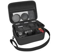 Digital Camera Case Compatible with Canon EOS Rebel T7/ 90D/ 4000D/ T100 DSLR Cameras, Also for Sony Alpha a6400/ a6100/ a6700/ a6000/ A6600/ a6300 Mirrorless, Holder for SD Card and More (Black)