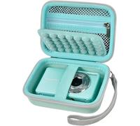 Digital Camera Case Compatible with Umipyiza/for YLSHGXFC/for Nicamery/for SIXTARY/for Canon Camera Compact Camera, Digital Camera Bag Small with Mesh Bag (Box Only) Green