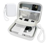 Digital Camera Case Compatible with VAHOIALD FHD 1080P/ for CAMKORY Digital Point and Shoot/for KODAK PIXPRO FZ45-BK 16MP Vlogging/for IWEUKJLO/for Nsoela, Holder for SD Card More (White)