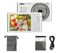 Digital Camera, Digital Camera Camera with 16X Digital Zoom 48MP 2.8 Inch for Teens Beginners (Silver)