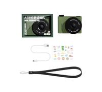 Digital Camera Dual-Lens Travel Vlogging Camera with 64GB SD Card Mini Compact Beginners V3U6 Students For Teenagers Camera