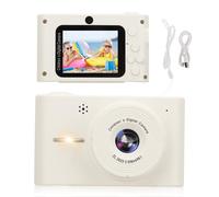 Digital Camera, FHD 1080P 40MP Camera for Photography, 8X Zoom Point and Shoot Digital Camera, Anti Shake Compact Small Camera for Teens Boys Girls (White)