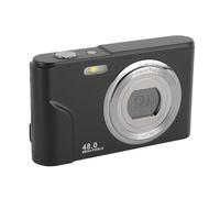 Digital Camera, FHD 1080P Kids Camera with 2.4 Inch IPS Screen, Battery, 16X Zoom Anti Shake, 48MP Compact Portable Small Point Shoot Camera for Children Teen Girl Boy (Black)