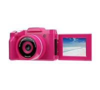 Digital Camera, FHD 16MP 1080P SLR Camera with 2.4in LCD Flip Screen, 16X Zoom, Anti Shaking, Portable Vlog Camera for School Traveling Growth Record