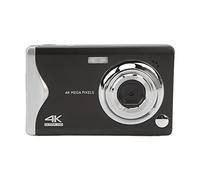 Digital Camera, FHD 4K 48MP Digital Point and Shoot Camera with 3.0in LCD Screen, 16X Zoom, Built In Fill Light, Anti Shaking, Portable Camera for Vlogging (Black)