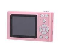 Digital Camera for Kids Fill Light, 48MP Compact Portable 4K Digital Camera 16X Zoom Anti Shake Travel Camera for Teens Boys Girls Seniors Student Children (Pink)