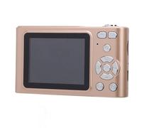 Digital Camera for Kids Fill Light, 48MP Compact Portable 4K Digital Camera 16X Zoom Anti Shake Travel Camera for Teens Boys Girls Seniors Student Children (Gold)