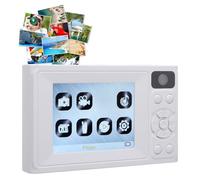 Digital Camera for Photography, 2.4 Inch Color Screen Fill Light 1080P Front and Rear Camera Built in Multiple Filters Effect for Travel Students. 600mAh